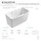 Aqua Eden 51.19 L, 27.75 W, Glossy White, Acrylic VTSQ512827S - alternate 2